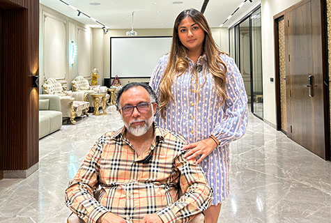 Mr. Pathik Ahuja (Founder) & Ms. Chaitali Ahuja (Creative Director)