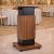 Contemporary Mobile Podium with Wood Finish and Lockable Wheels Manufacturers, Suppliers in Delhi