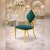 Diamond Back Green Velvet PVD Banquet Chair with Gold Frame Manufacturers, Suppliers in Delhi