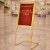 Gold Metal Floor Standing Welcome Sign Board Stand for Events Manufacturers, Suppliers in Delhi