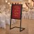 Black Metal Standing Information Sign Board for Hotel Functions Manufacturers, Suppliers in Delhi