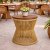 Hourglass Shape Handwoven Rope Side Table with Wooden Top Manufacturers, Suppliers in Delhi