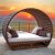 Luxury Round Woven Day Bed with Half Dome Canopy Frame Manufacturers, Suppliers in Delhi
