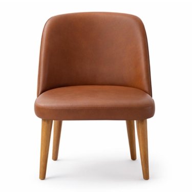 Premium Brown Leather Dining Chair with Solid Wood Frame Manufacturers, Suppliers in Delhi