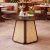 Round Cane Dining Table with Rattan Panel Base Design Manufacturers, Suppliers in Delhi