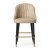 Luxury Cream Upholstered Bar Chairs with Gold Footrest for Lounge Manufacturers, Suppliers in Delhi