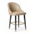 Luxury Cream Upholstered Bar Chairs with Gold Footrest for Lounge Manufacturers, Suppliers in Delhi