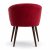 Luxury Red Velvet Dining Armchair with Curved Back Design Manufacturers, Suppliers in Delhi