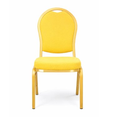 Yellow Upholstered Gold Metal Banquet Chair for Wedding Decor Manufacturers, Suppliers in Delhi