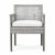 Grey Wicker Lounge Armchair with Soft Seat Cushion Manufacturers, Suppliers in Delhi