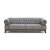 Classic Grey Chesterfield Sofa with Rolled Arms and Gold Accent Details Manufacturers, Suppliers in Delhi