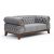 Classic Grey Chesterfield Sofa with Rolled Arms and Gold Accent Details Manufacturers, Suppliers in Delhi