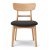 Nordic Style Wooden Chair with Charcoal Grey Cushioned Seat Manufacturers, Suppliers in Delhi