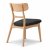 Nordic Style Wooden Chair with Charcoal Grey Cushioned Seat Manufacturers, Suppliers in Delhi