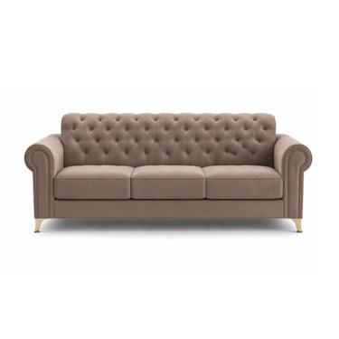 Blush Pink Chesterfield Sofa with Button Tufted Back and Gold Legs Manufacturers, Suppliers in Delhi