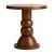Classic Turned Pedestal Round Coffee Table with Thick Wooden Top Manufacturers, Suppliers in Delhi