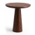 Minimal Round Wooden Coffee Table Set with Dual Pedestal Bases Manufacturers, Suppliers in Delhi