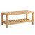Minimal Solid Wood Luggage Rack with Slatted Lower Shoe Shelf Manufacturers, Suppliers in Delhi