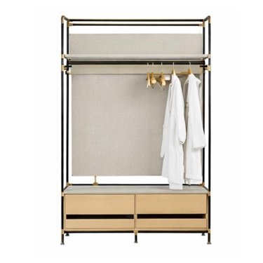 Walk in Closet with Hanging Rod Shelves and Drawers Clothing Storage Manufacturers, Suppliers in Delhi