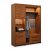 Premium Wooden Wardrobe with LED Lighting Shelves and Drawers Closet Manufacturers, Suppliers in Delhi