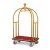 Gold Arched Bellman Luggage Cart with Red Carpet Platform Manufacturers, Suppliers in Delhi