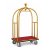 Gold Arched Bellman Luggage Cart with Red Carpet Platform Manufacturers, Suppliers in Delhi