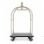 Chrome Bellhop Luggage Trolley with Black Base Platform Manufacturers, Suppliers in Delhi