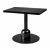 Square Black Top Mild Steel Pedestal Table for Restaurant Manufacturers, Suppliers in Delhi