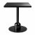 Square Black Top Mild Steel Pedestal Table for Restaurant Manufacturers, Suppliers in Delhi