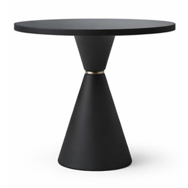 Round Wooden Top Mild Steel Tulip Base Table for Fine Dining Manufacturers, Suppliers in Delhi