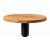 Round Wooden Dining Table with Black Central Column and Solid Base Manufacturers, Suppliers in Delhi