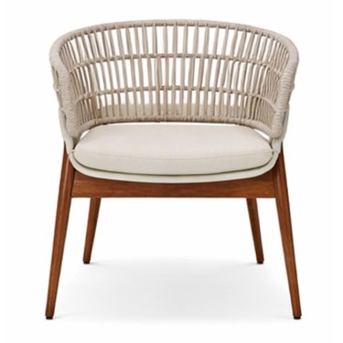 Designer Curved Rope Armchair for Patio and Cafe Manufacturers, Suppliers in Delhi