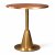 Brushed Gold Hospitality Bar Table with Solid Round Top Manufacturers, Suppliers in Delhi