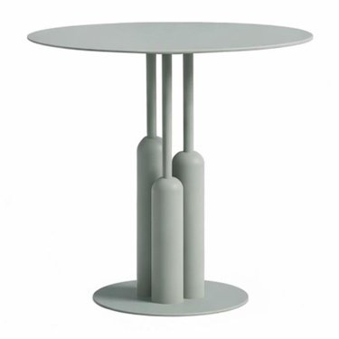 Contemporary Dual-Pillar Cocktail Table in Soft Sage Finish Manufacturers, Suppliers in Delhi
