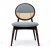 Cane Back Dining Chair with Blue Cushioned Seat and Solid Wood Frame Manufacturers, Suppliers in Delhi