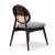 Cane Back Dining Chair with Blue Cushioned Seat and Solid Wood Frame Manufacturers, Suppliers in Delhi