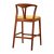 Minimal Wooden Bar Stool with Natural Finish for Cafe Counter Manufacturers, Suppliers in Delhi