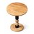 Round Wooden Table with Dual Tone Turned Base for Bistro Seating Manufacturers, Suppliers in Delhi