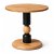 Round Wooden Cafe Table with Decorative Ball Turned Pedestal Manufacturers, Suppliers in Delhi
