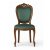 Oval Back Carved Dining Chair with Green Upholstered Seat Manufacturers, Suppliers in Delhi