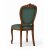Oval Back Carved Dining Chair with Green Upholstered Seat Manufacturers, Suppliers in Delhi