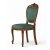 Oval Back Carved Dining Chair with Green Upholstered Seat Manufacturers, Suppliers in Delhi
