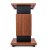 Contemporary Mobile Podium with Wood Finish and Lockable Wheels Manufacturers, Suppliers in Delhi