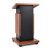 Contemporary Mobile Podium with Wood Finish and Lockable Wheels Manufacturers, Suppliers in Delhi