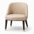 Luxury Cream Quilted Back Dining Armchair with Gold-Tipped Legs Manufacturers, Suppliers in Delhi