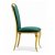 Curved Back Green Velvet PVD Banquet Chair with Gold Cross Legs Manufacturers, Suppliers in Delhi