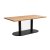 Thick Oak Square Cafe Table with Heavy Duty Black Pedestal Manufacturers, Suppliers in Delhi