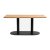 Thick Oak Square Cafe Table with Heavy Duty Black Pedestal Manufacturers, Suppliers in Delhi