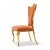 Royal High Back PVD Banquet Chair with Orange Velvet Upholstery Manufacturers, Suppliers in Delhi