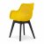 Modern Designer Side Chair in Textured Yellow Finish Manufacturers, Suppliers in Delhi